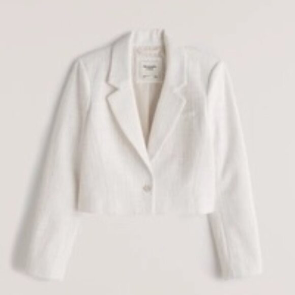 Abercrombie Cropped Tweed Blazer - Picture 5 of 5